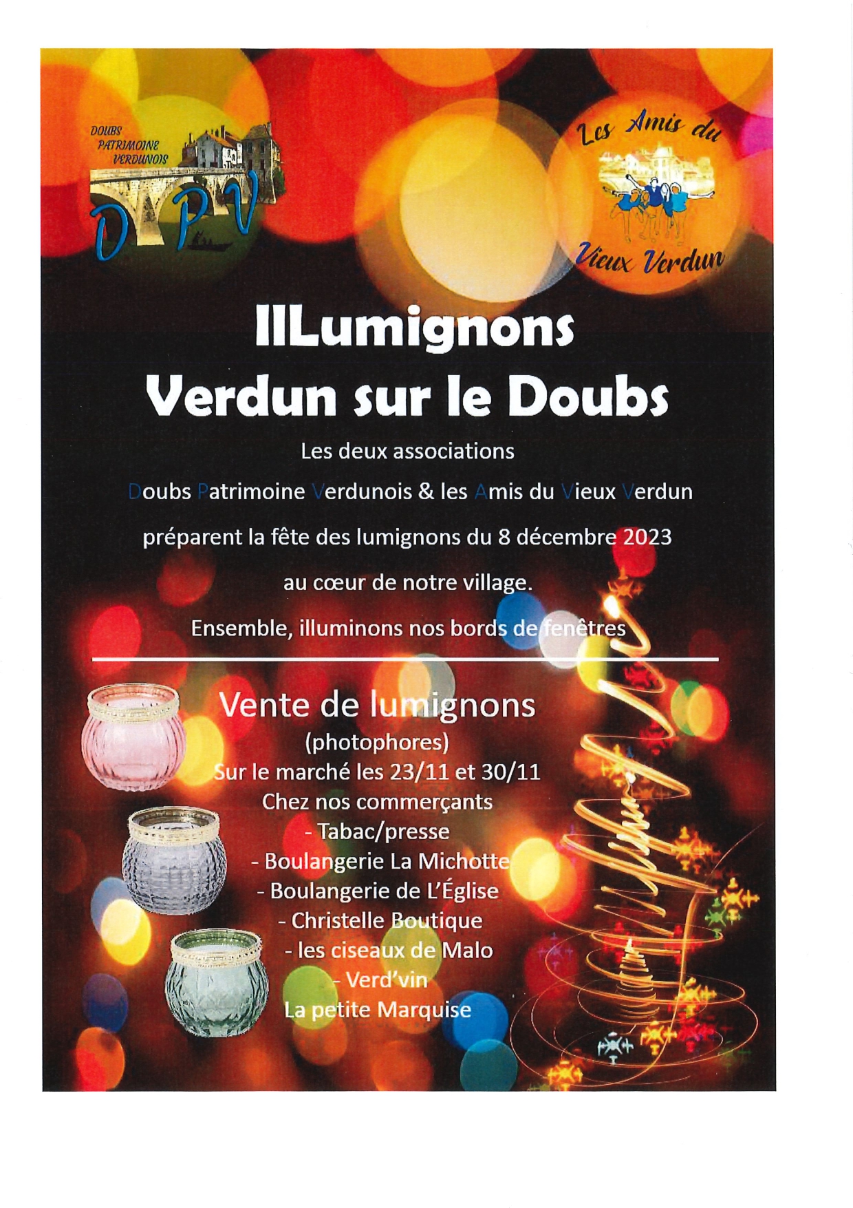 Verdun/Doubs - fête des lumignons
